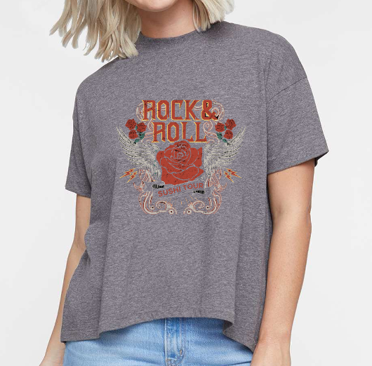 2023 RNR  Ladies Hi-Lo Tee - Granite Heather